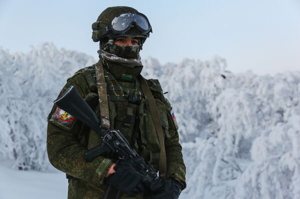 Um fuzileiro naval russo - Sputnik Brasil