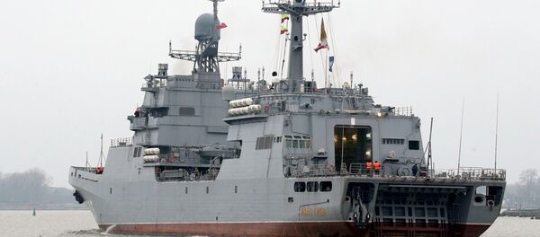 Navio de desembarque grande Ivan Gren - Sputnik Brasil